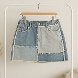 Rue21 Blue Skater Mini Skirt Casual